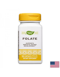 Фолат 800 µg / Фолиева киселина 480 µg Женско здраве и нервна система 100 капсули
