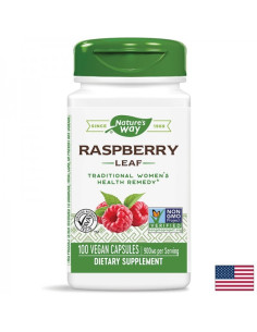 Малина (лист) При хормонален дисбаланс и проблеми с месечния цикъл 100 капсули