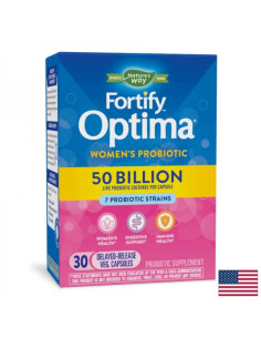 Пробиотик за жени Fortify Optima Women’s Probiotic 50 млрд. активни пробиотици, 30 капсули със забавено освобождаване