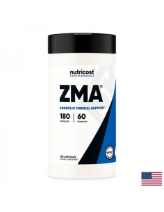 Цинк, магнезий и витамин В6 ZMA 180 капсули