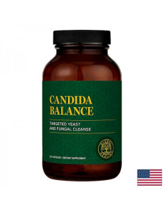 Срещу инфекции с Кандида Натурална формула с билки, пробиотици и ензими Candida Balance 120 капсули