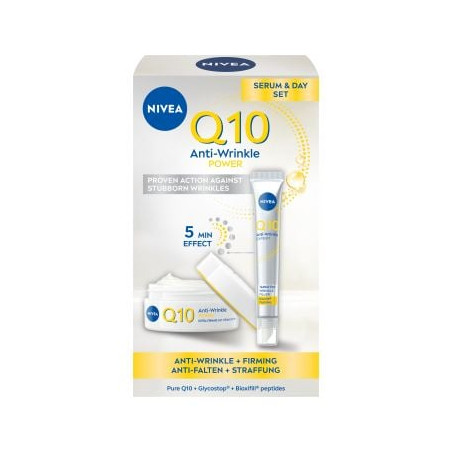 NIVEA Q10 Power Дневен крем + Серум (на специална цена)