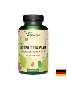 Здраве за сърцето Червен ориз (дрожди) + бергамот и коензим Q10 120 капсули