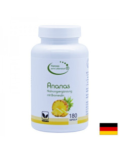 Добро храносмилане Ананас (екстракт от плод, осигуряващ бромелаин) 180 капсули