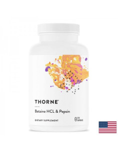 Бетаин хидрохлорид и пепсин – стомашно-чревен тракт Добро храносмилане и защита от чревни патогени 225 капсули