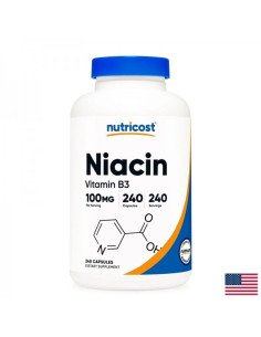 Нервна система Витамин В3 (Ниацин) 100 mg х 240 капсули