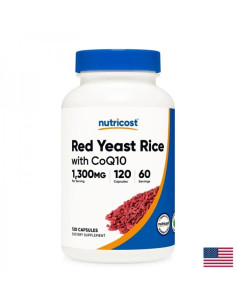 При висок холестерол Червен ориз (дрожди)+ Коензим Q10 60 капсули