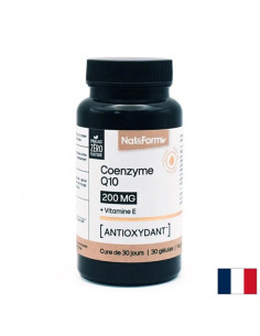 Енергия и здраво сърце Коензим Q10 200 mg + Витамин Е 1.8 mg 30 капсули