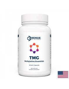 Антиейджинг, дълголетие, ДНК защита TMG - триметил глицин, цинк, витамини В6 - В12, Фолиева киселина 120 капсули за 4 месеца 