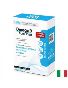 Мозъчна и сърдечна функция Омега-3 Рибено масло 500 mg (EPA 175 mg/ DHA/ 125 mg), 60 софтгел капсули
