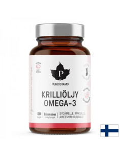 В подкрепа на сърцето и мозъка Крил (масло) 60 софтгел капсули