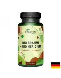 Мозъчна функция - Брахми (бакопа мониери) + Лъвска грива, 90 капсули