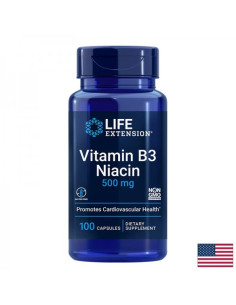 Сърдечно-съдова система Витамин В3 (ниацин) 500 mg х 100 капсули