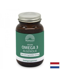 Когнитивна и сърдечна функция Веган Омега-3 от водорасли 1080 mg, 60 капсули