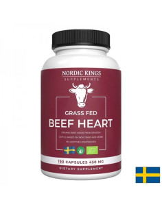 Говеждо сърце От хранени с трева животни (Био) 180 капсули