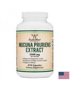 Мукуна – стрес контрол и добро настроение За балансиране на допамина и кортизола 500 mg, 210 капсули за 105 дни прием