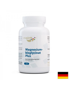 Магнезий бисглицинат Плюс - мускулна и сърдечна функция, 120 капсули