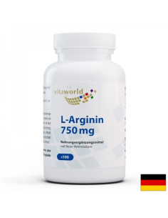 Поддържа мускулите Л-Аргинин 750 mg х 100 капсули