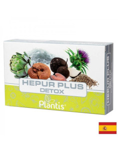 Детокс програма Hepur Plus Detox Plantis 90 капсули, 6 блистера