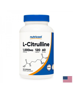 Мускулна маса и издръжливост Л-Цитрулин (L-Citrulline) 1000 mg/120 капсули