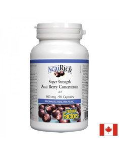 AcaiRich Acai Berry Concentrate 4:1/ Акай 500 mg x 90 капсули