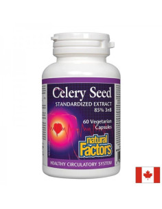 Подагра и високо кръвно налягане Целина (семена) – Celery Seed 75 mg х 60 капсули