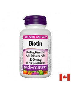 Biotin Биотин 2500 µg, 90 капсули