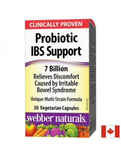 Пробиотик при раздразнено дебело черво Probiotic IBS Support 7 млрд. активни пробиотици, 30 капсули