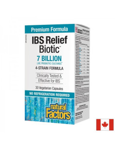 IBS Relief Biotic / Мултипробиотик 4 щама, 7 млрд. активни пробиотици x 30 капсули