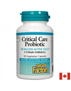 Пробиотици Critical Care Probiotic 9 щама, 100 млрд. активни пробиотици 30 капсули