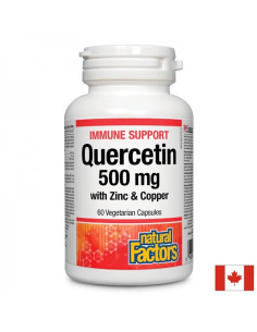 Immune Support Quercetin with Zinc - Copper Кверцетин с цинк и мед 60 капсули