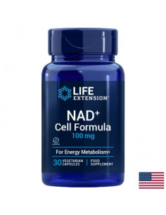 Клетъчно здраве и енергия NAD+ Cell Formula 100 mg, 30 капсули