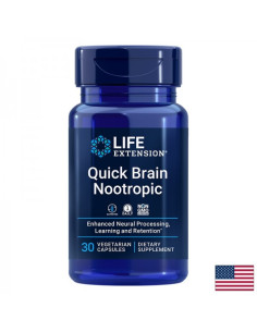 Quick Brain Nootropic За силна памет и коцентрация 30 капсули