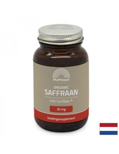 Мозъчна функция Шафран Organic - Sunfiber 30 mg x 60 капсули