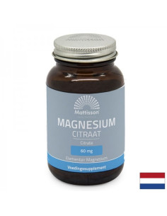 Сърдечна и мускулна функция Магнезий (цитрат) 60 капсули