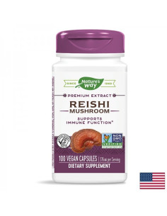 Рейши - премиум екстракт Имунитет и мощна невропротекция срещу стреса 188 mg, 100 капсули