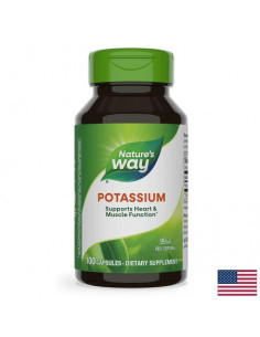 Калий - здраве за сърдечно-съдовата система и мускулите 99 mg, 100 капсули