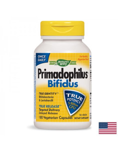 Пробиотик Примадофилус Бифидус Primadophilus Bifidus – здраве за дебелото черво 5 млрд. активни пробиотици, 180 капсули