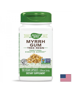 Смирна (смола) За добро храносмилане и детоксикация 550 mg, 100 капсули