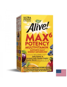 Мултивитамини Алайв Max6 максимум сила Alive! Max6 Potency Multivitamin 90 капсули