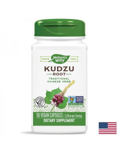 Кудзу - При никотинова и алкохолна зависимост Невропротекция и подкрепа за черния дроб 613 mg, 50 капсули