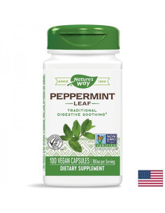 Мента (лист) При раздразнено дебело черво 350 mg, 100 капсули