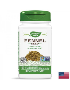 Копър (семена) - за добро храносмилане 480 mg, 100 капсули