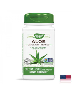 Алое с резене - При нарушено храносмилане и запек, 100 капсули