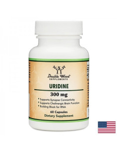 Уридин монофосфат Мозъчно здраве и стрес контрол 300 mg, 60 капсули за 2 месеца прием