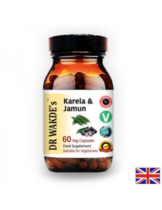 Карела - Ямун (Karela - Jamun) За контрол на диабета и намаляване на кръвната захар 60 капсули