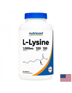 Херпес симплекс, костна система Л-Лизин (хидрохлорид) 1000 mg 120 таблетки