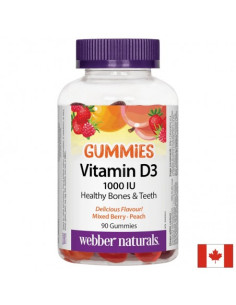 Vitamin D3 Gummies Витамин D3 1000 IU, 90 желирани таблетки