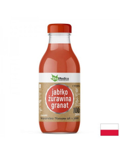 Сок от ябълки, червени боровинки и нар Имунна и антиоксиданта защита 300 ml