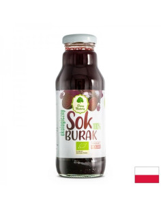 Био сок от червено цвекло – силно тонизиращ ефект За директна консумация или добавяне към напитки и ястия 270 ml